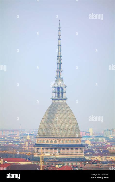 Mole Antonelliana Dome Symbol Of Turin Landmark Building In Torino