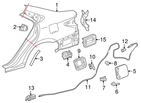 Quarter Panel Protector Toyota Camry Oem