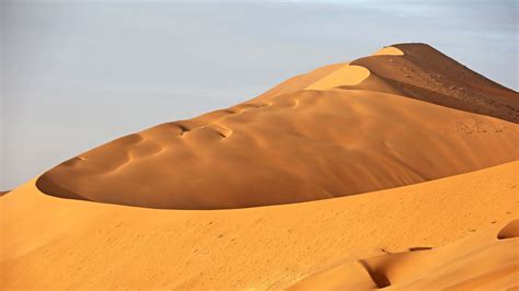 Desert Dune Sand In Blue Sky Background 4k Hd Nature Wallpapers Hd