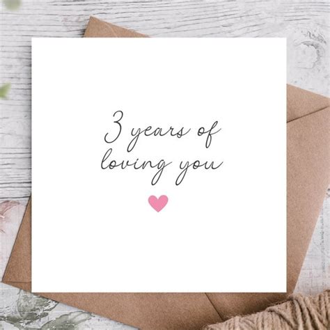 Anniversary Card Girlfriend Years Etsy