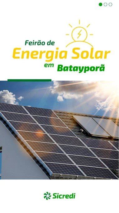 Continua o Feirão de Energia Solar em Batayporã em frente a agência da