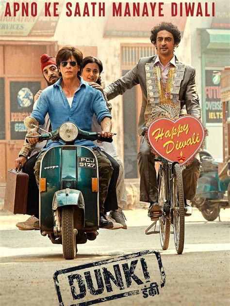 New Dunki poster teases Shah Rukh Khan and Taapsee Pannu’s characters ...