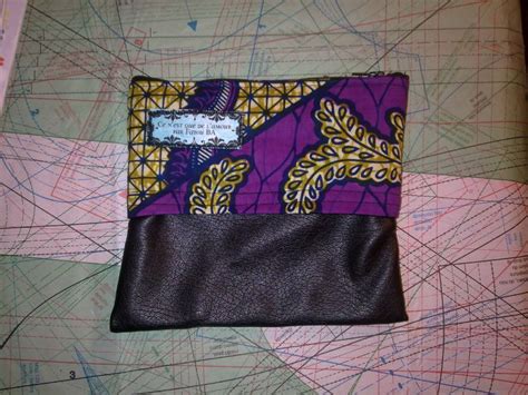 Tuto Couture Pochette Wax Tutoriel Couture Et Tricot