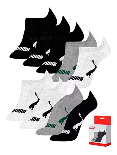 Kit 9 Pares Meia Masculina Puma Original Sapatilha Invisível