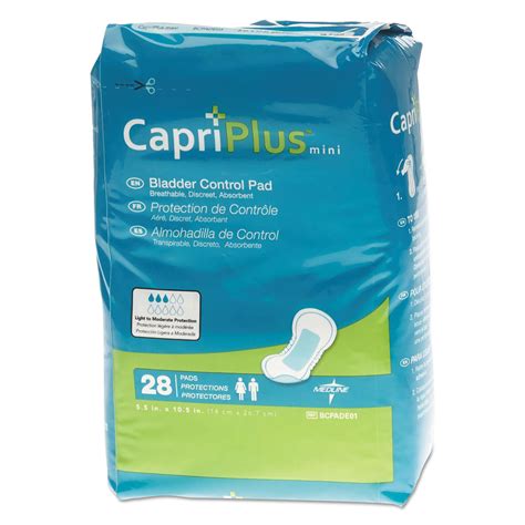 Medline Capri Plus Bladder Control Pads Regular X Pack