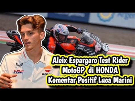 Woow Komentar Positif Luca Marini Terkait Aleix Espargaro Sebagai