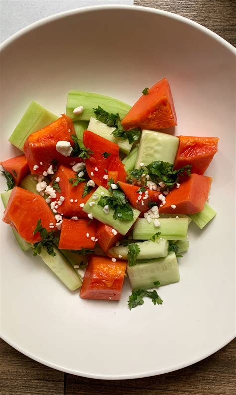 Papaya Cucumber Salad – Kyla