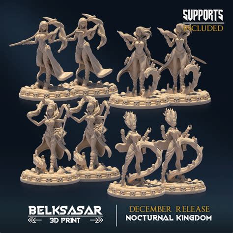 Nocturnal Bloomage Nude And Normal Set X D File For Cults