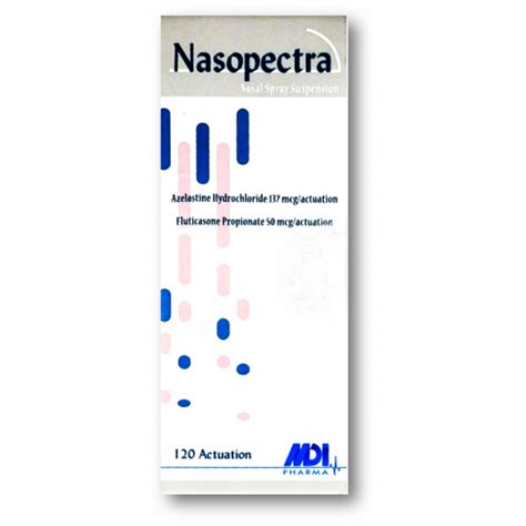 Nasopectra 137 50 Mcg Actuation Azelastine Fluticasone Propionate 120 Actuations Nasal