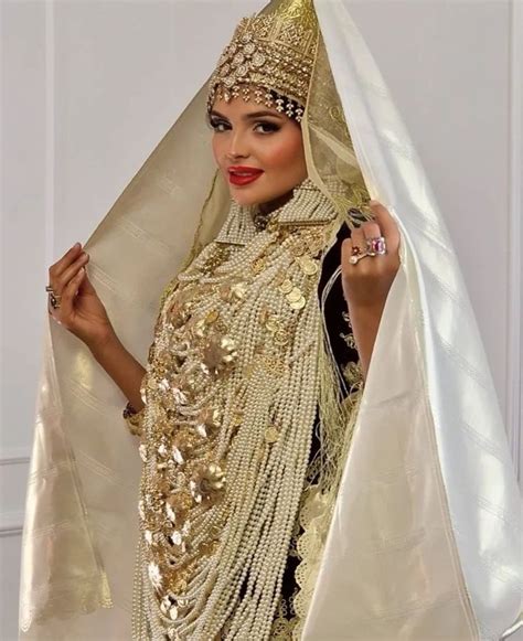 Traditional Algerian Chedda Haik Of Tlemcen