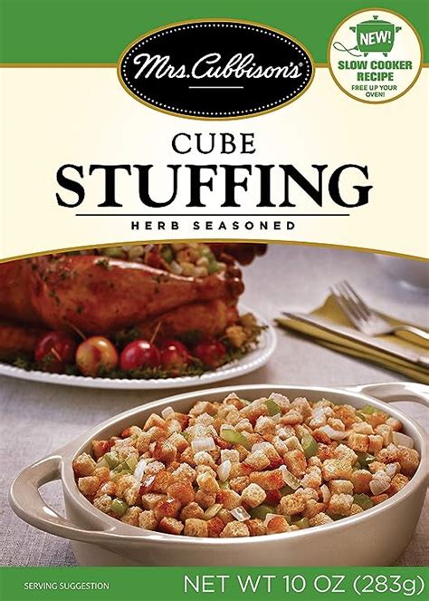 Amazon Mrs Cubbison S Herb Cubed Stuffing Mix 10 Ounce Pack