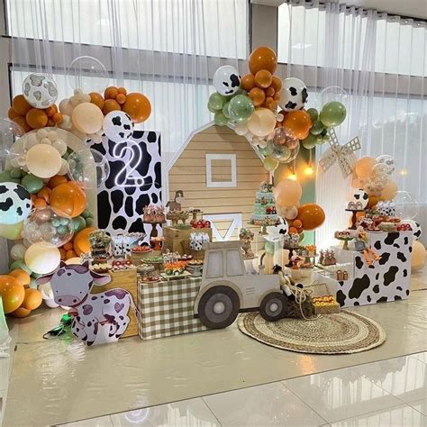 Decoração De Aniversario Fazenda - Decoração Festa Fazendinha | Festa de Aniversário da Fazenda