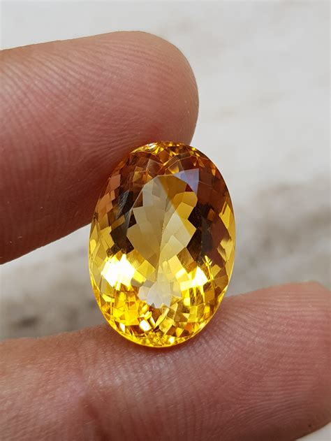 Beautiful Citrine Quartz Yellow X X Mm Golden Topaz Oval Etsy