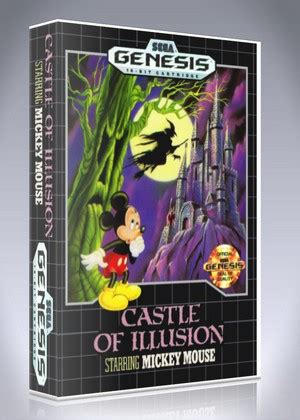 Castle Of Illusions Starring Mickey Mouse Retro Game Cases