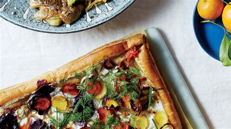 Carrot Tart With Ricotta And Herbs Recipe Epicurious