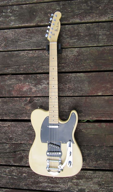 Glen Burton Tl Telecaster Copy W Bigsby Copy Tremolo Ivory Reverb