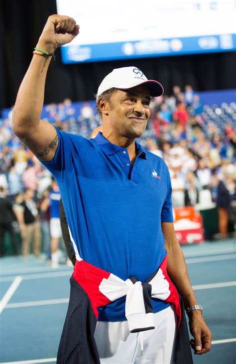 Photo Yannick Noah Les joueurs de tennis français Julien Benneteau