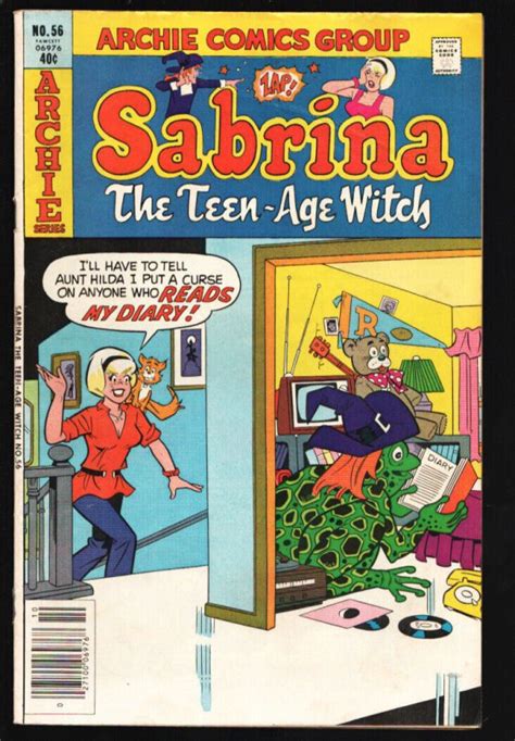 Sabrina The Teen Age Witch 56 1979 Archie Horror Cover Della The Head