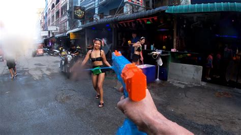 K Songkran Soi Chaiyapoon Beautiful Girls Pattaya Thailand Nightlife