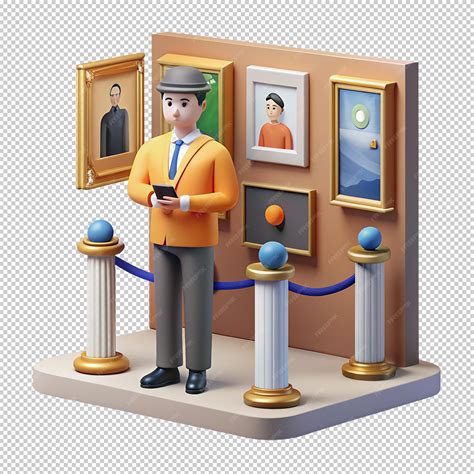 Premium PSD | Exploring the Role of Curators in Preserving History