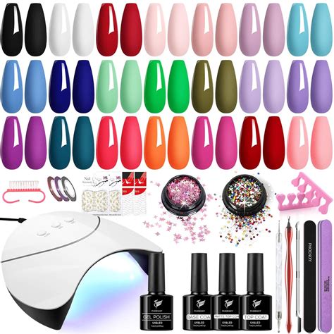 Amazon Phoenixy Gel Nail Polish Set Pcs Gel Nail Polish Kit