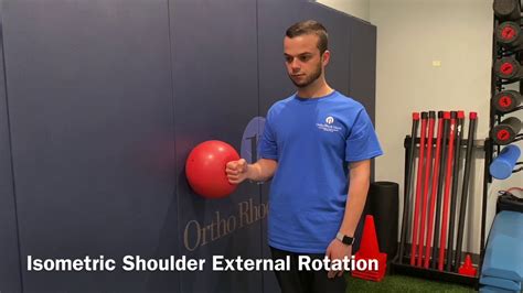 Isometric Shoulder External Rotation