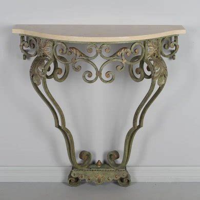 French Louis Xv Style Iron Console Olivier Fleury Inc French