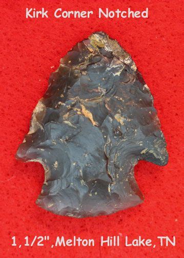 Kirk Corner Notch Projectile Point Native American Artifacts Indian