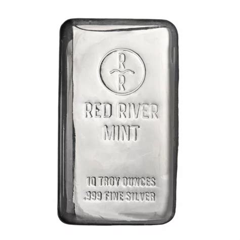 Compare Prices Of 10 Oz Silver Bar Red River Mint From Online Dealers