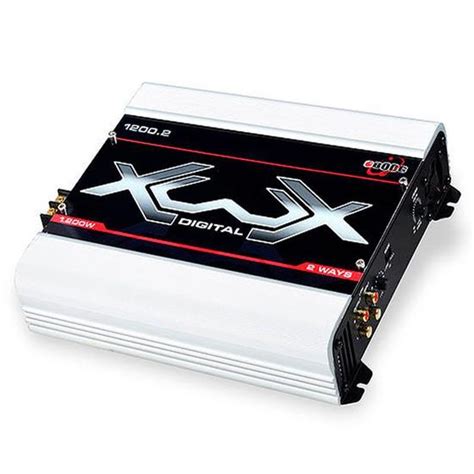 Módulo Amplificador de Som Boog Xwx 1200 2 2 Canais 1200W RMS 2 Ohms