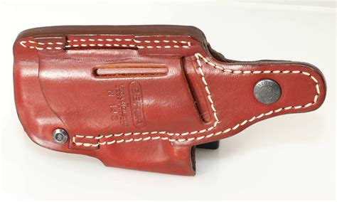 VEGA Holster, Tan Leather, Three Uses Leather Belt Holster, Right Hand ...