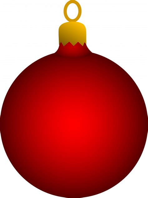 Download Christmas Ball Clipart Tree Phenomenal Ornaments Clip Red Ornament Clip Art Png