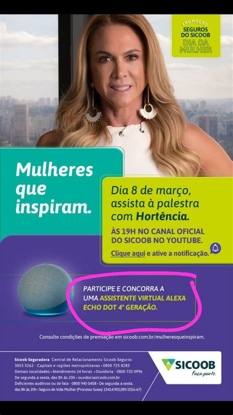 Mulheres que inspiram Sicoob promove live ex jogadora Hortência