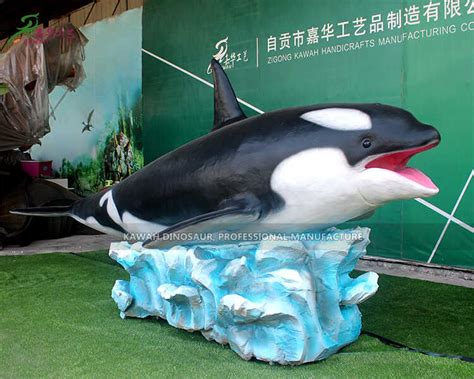 Zigong Factory Handmade Animatronic Killer Whale For Marketing