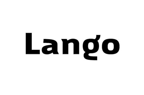 Lango Font - Dfonts