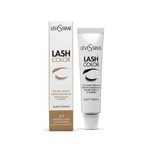 Levissime краска светло-коричневая 7-7 | Академия взгляда S-lashes