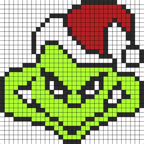 Pixel Art Grinch