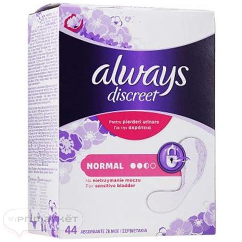 Always Discreet Normal Incontinence Pads 44 Pcs