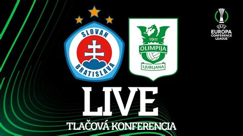 Live Predz Pasov Tla Ov Konferencia K Slovan Bratislava Nk