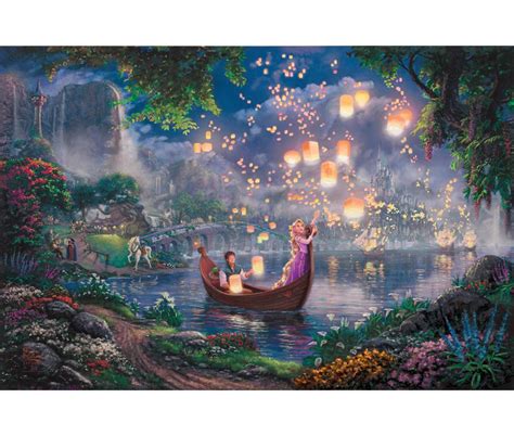 Thomas Kinkade Disney Puzzles Hidden Characters