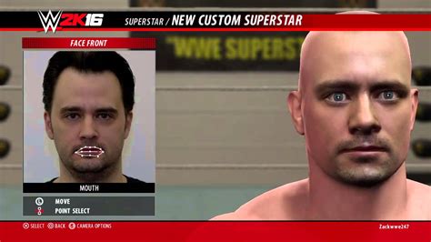 Wwe 2k16 Caw Creation Youtube