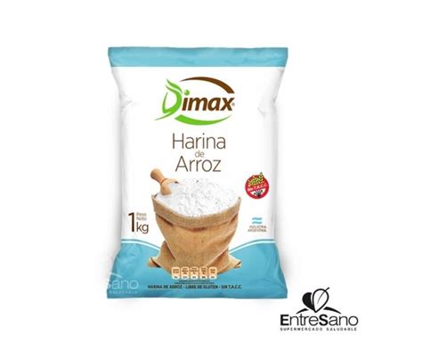 Harina De Arroz S Tacc Kg Dimax Entresano