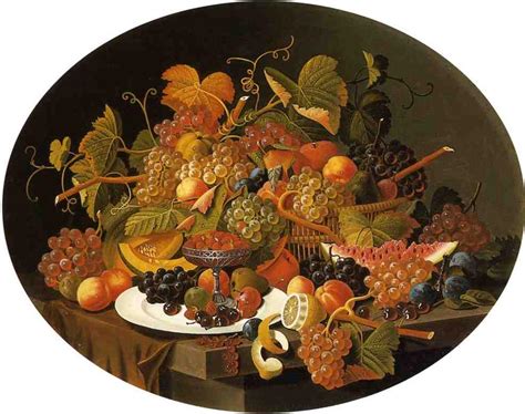 Reproductions De Peintures Still Life With Fruit De Severin Roesen