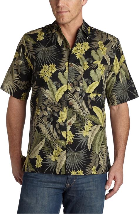 Caribbean Joe Mens Coral Beach Short Sleeve Shirt Aloe Medium At