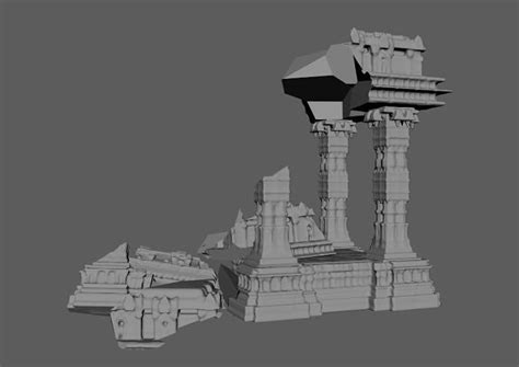 Ruins 3d Model Cgtrader