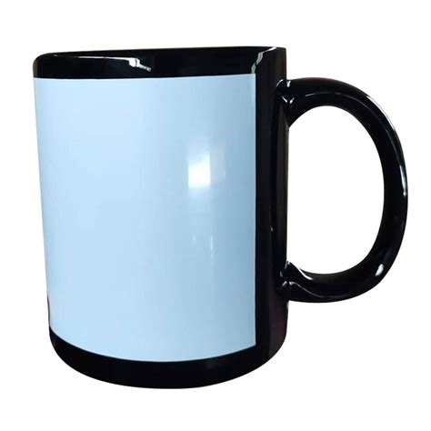 Ceramic Black Patch Sublimation Mug For Gifting At Rs Piece In Jaipur