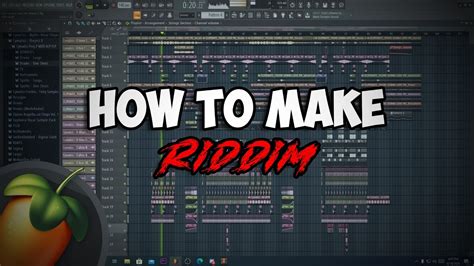 How To Make Riddim Free Flp Fl Studio Youtube