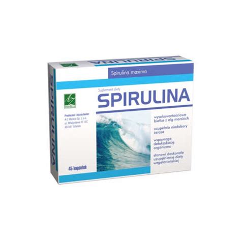 Spirulina Bia Ko Z Alg Morskich Kapsu Ki Sztuk Opinie Sk Ad I