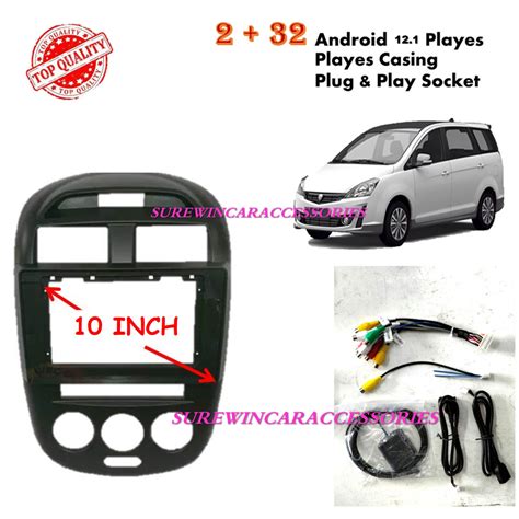 PROTON EXORA OLD ANDROID PLAYER 10 INCH PLUG N PLAY WITH OEM CASING