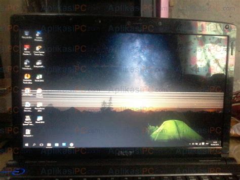 Cara Memperbaiki Menghilangkan Garis Pada Layar Laptop